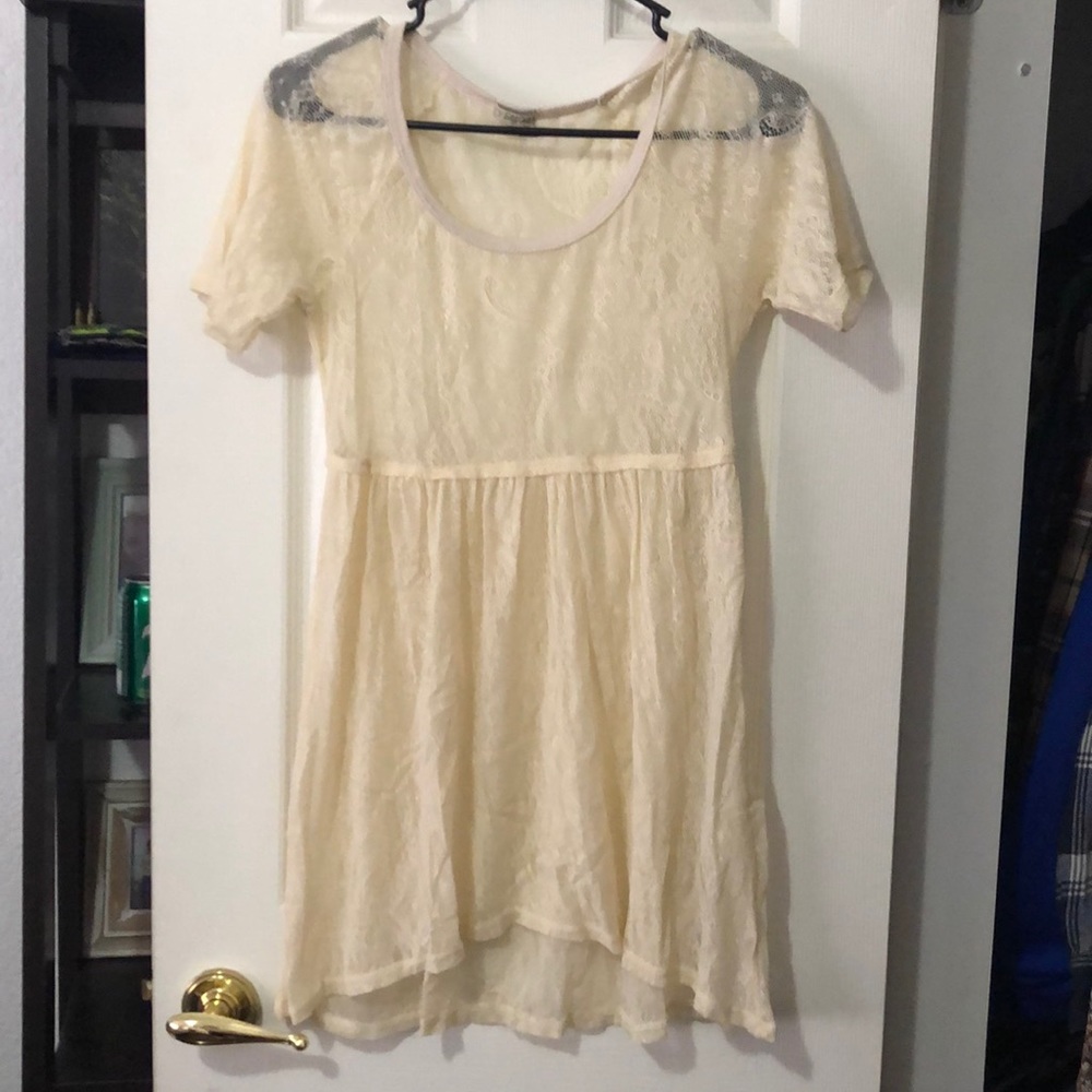 See-through lace dress